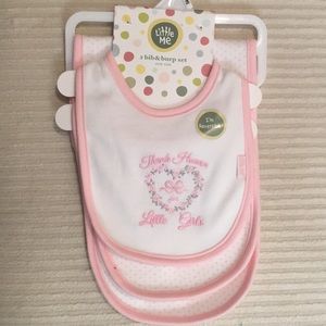 Little Me Bib and Burp Set
